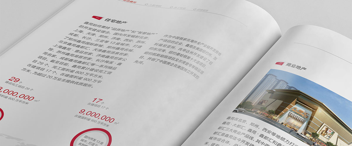 鑫苑集團(tuán)員工手冊(cè)展示