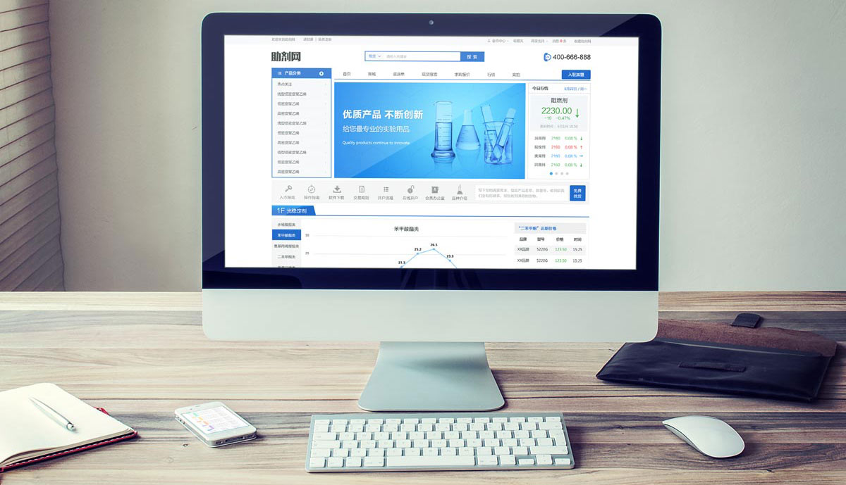 助劑網網站設計